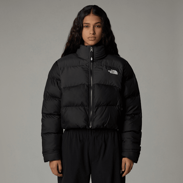 The North Face Women's Cropped Saikuru Jacket Tnf Black-asphalt Grey