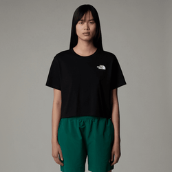 The North Face Women’s Cropped Simple Dome T-shirt Tnf Black