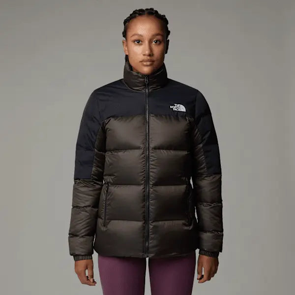 The North Face Women's Diablo Down 2.0 Jacket Smokey Brown Black Heather-tnf Black