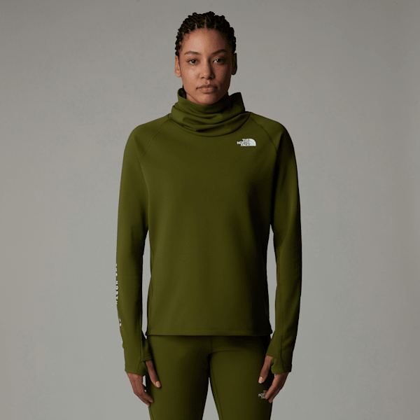 The North Face Women's Dragline Long-sleeve Baselayer T-shirt Forest Olive