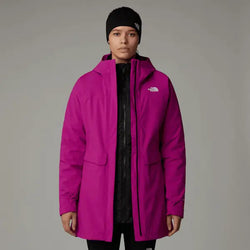 The North Face Women's Dryvent™ Mono Triclimate 3-in-1 Parka Deep Mulberry-tnf Black