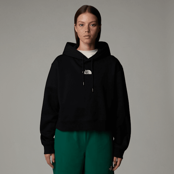 The North Face Women's Essential Cropped Hoodie Tnf Black