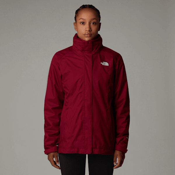 The North Face Women's Evolve Ii Triclimate® Jacket Beetroot-white Dune