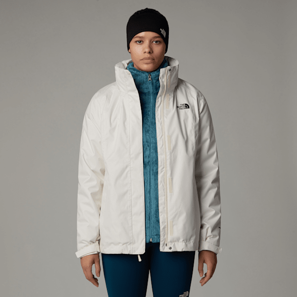 The North Face Women's Evolve Ii Triclimate® Jacket White Dune-smokey Brown