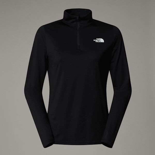 The North Face Women's Flex 1/4 Zip Graphic Long-sleeve Top Tnf Black