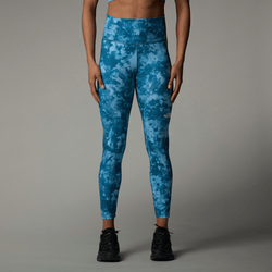 The North Face Women’s Flex High Rise 7/8 Printed Leggings Mallard Blue Micro Halfdome Print