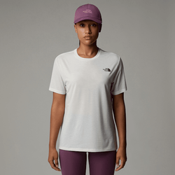 The North Face Women's Foundation Linear Side T-shirt White Dune