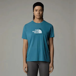 The North Face Women's Foundation Mountain T-shirt Algae Blue