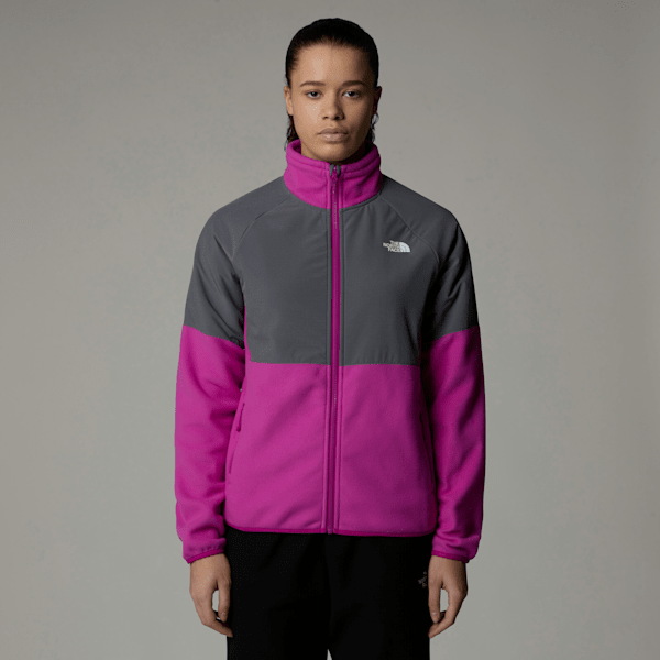 The North Face Women's Glacier Heavyweight Full-zip Fleece Deep Mulberry-smoked Pearl