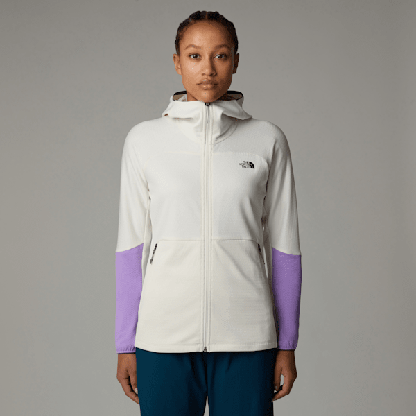 The North Face Women's Kikash Hooded Jacket White Dune