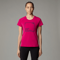 The North Face Women's Lightning Graphic T-shirt Pink Primrose