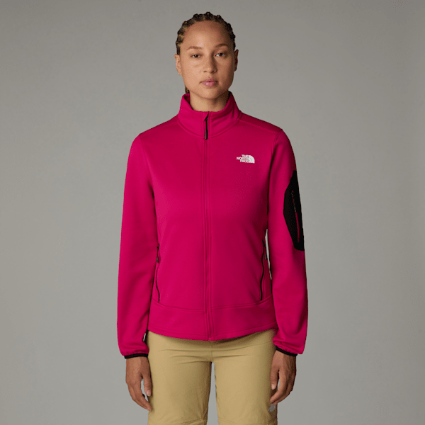 The North Face Women’s Mistyescape Fleece Jacket Pink Primrose-tnf White