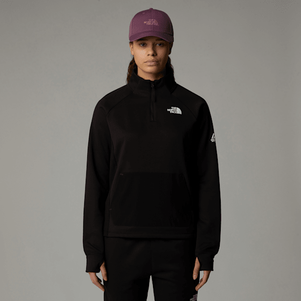 The North Face Women's Mountain Athletics 1/4 Zip Fleece Tnf Black