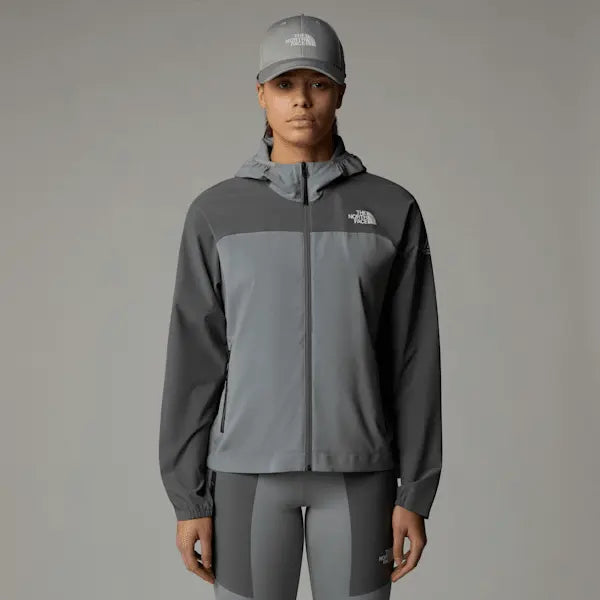 The North Face Women's Mountain Athletics Trajectory Full-zip Jacket Monument Grey-smoked Pearl