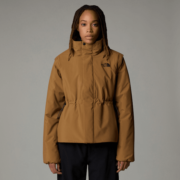 The North Face Women's Padded 2-in-1 Convertible Jacket Utility Brown