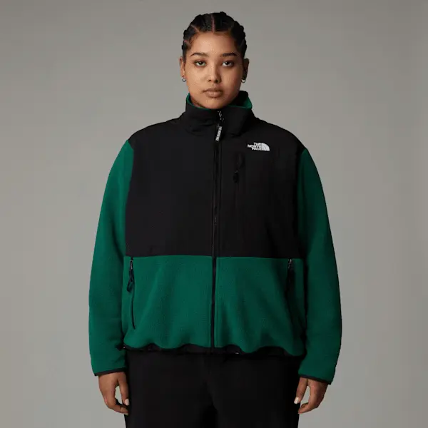 The North Face Women's Plus Denali Jacket Evergreen-tnf Black