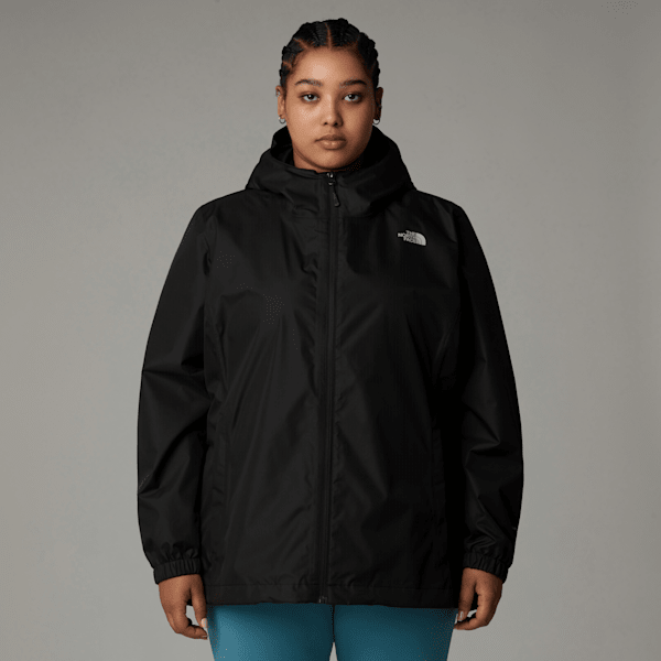 The North Face Women’s Plus Jacket Tnf Black-foil Grey