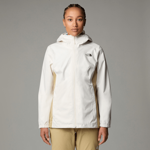 The North Face Women’s Quest Zip-in Jacket White Dune-khaki Stone