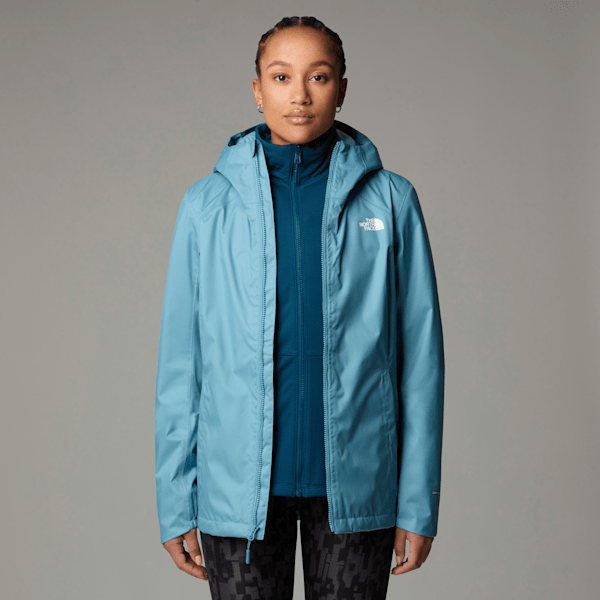 The North Face Women’s Quest Zip-in Triclimate® Jacket Algae Blue-midnight Petrol