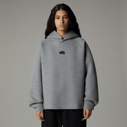 The North Face Women's Relaxed Hoodie Metallic Silver Heather