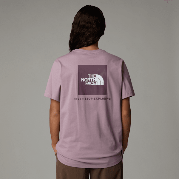 The North Face Women’s Relaxed Redbox T-shirt Purple Chalk-midnight Mauve | LYBSTORE