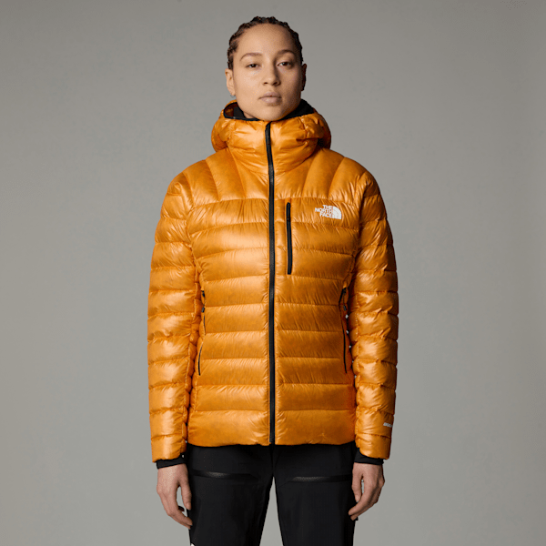 The North Face Women's Summit Breithorn Hooded Down Jacket Apricot Glaze