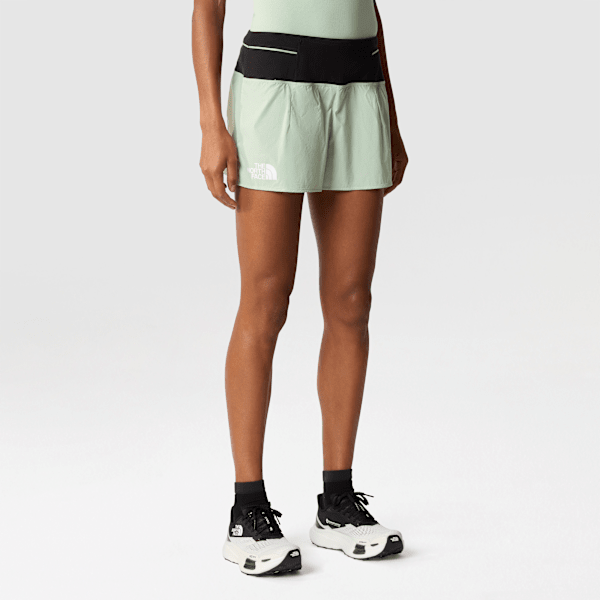 The North Face Women’s Summit Pacesetter 3" Shorts Misty Sage-tnf Black