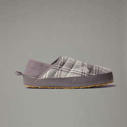 The North Face Women's Thermoball™ V Traction Novelty Mules Lunar Stone Yarn Dye Plaid-lunar Stone