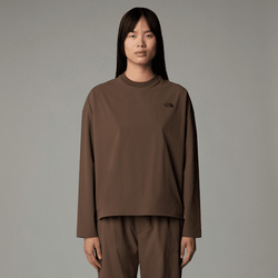 The North Face Women's Woven Long-sleeve T-shirt Smokey Brown