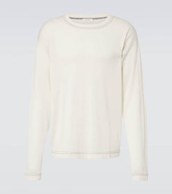 The Row Angelo cashmere and silk top