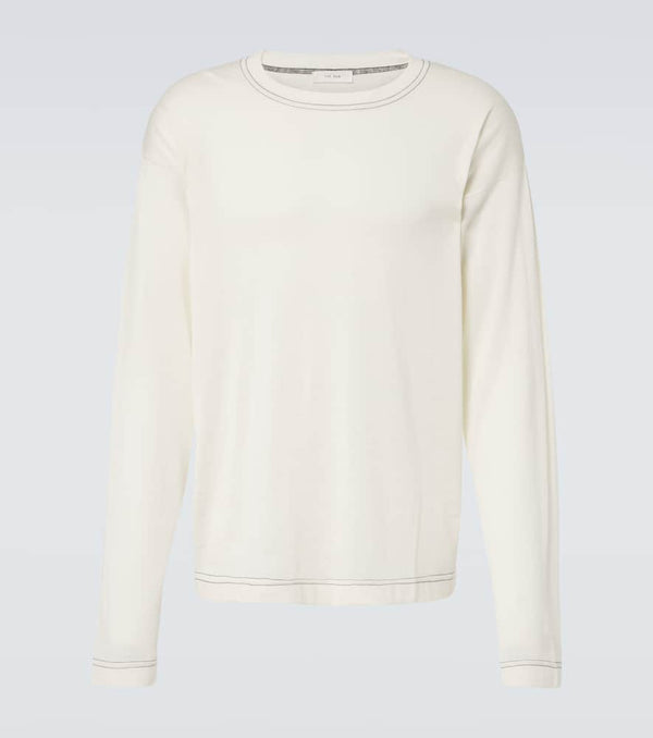 The Row Angelo cashmere and silk top