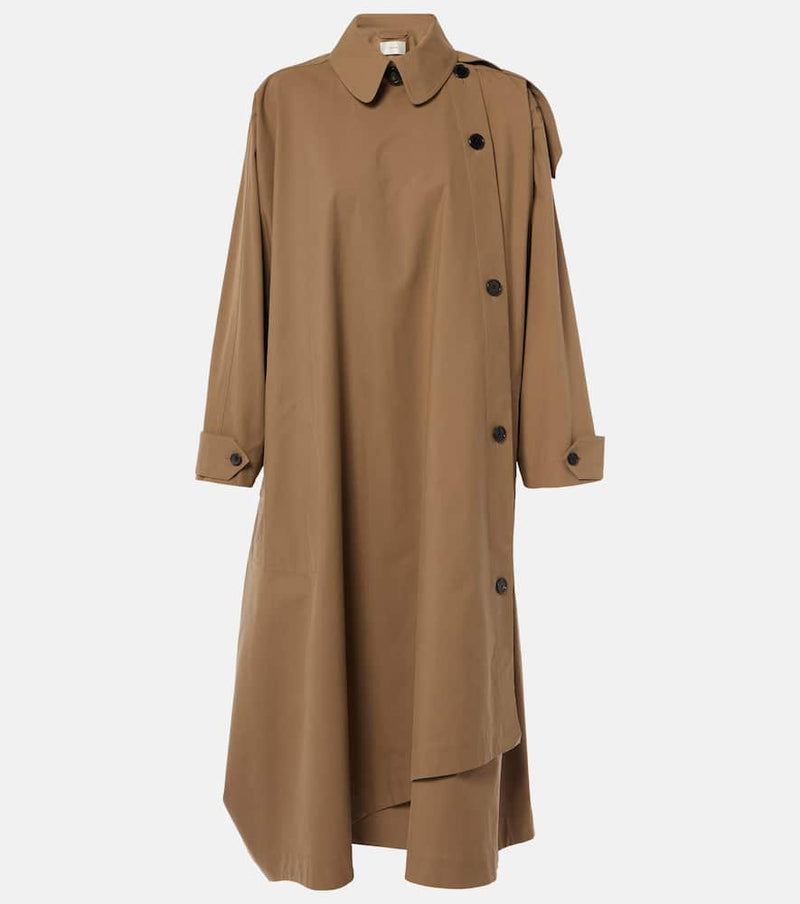 The Row Aralia cotton trench coat