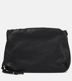 The Row Bourse leather clutch