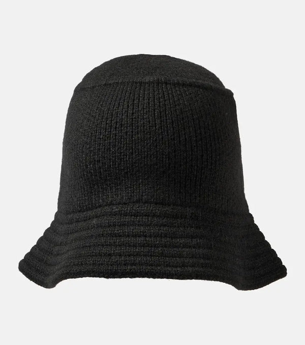 The Row Burke ribbed-knit cashmere bucket hat | LYBSTORE