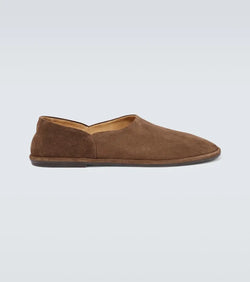 The Row Canal suede slip-on shoes