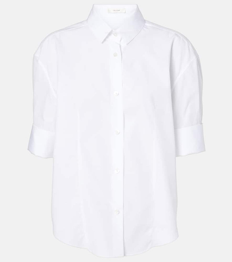 The Row Carpazi cotton poplin shirt