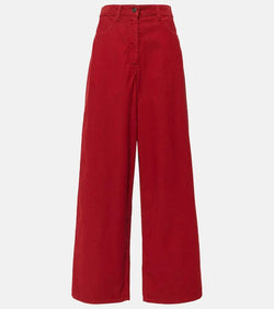 The Row Chan corduroy wide-leg pants | LYBSTORE