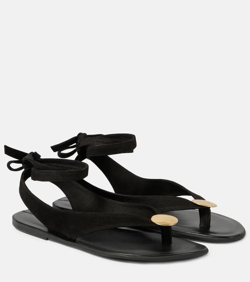 The Row Charm leather thong sandals