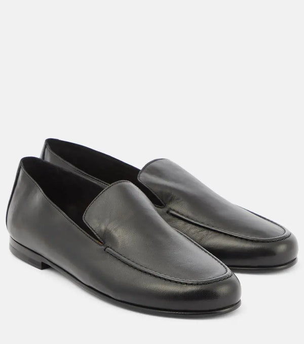 The Row Colette leather loafers | LYBSTORE