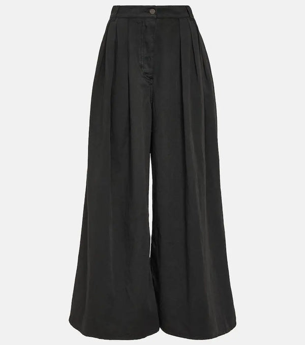 The Row Criselle high-rise wide-leg jeans | LYBSTORE