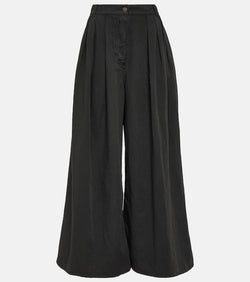 The Row Criselle high-rise wide-leg jeans