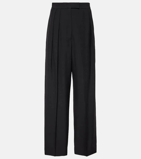 The Row Crissi high-rise wide-leg pants