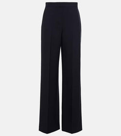 The Row Delton high-rise virgin wool pants