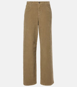 The Row Eglitta cotton corduroy wide-leg pants | LYBSTORE