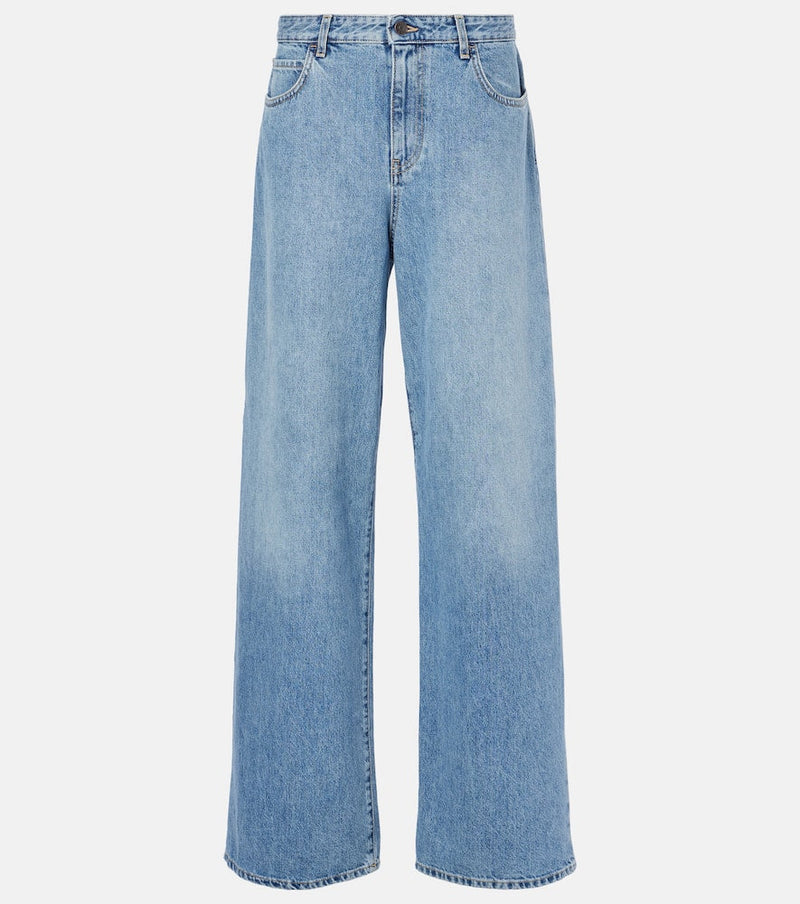 The Row Eglitta low-rise wide-leg jeans