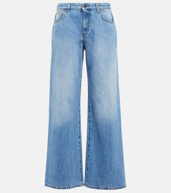 The Row Eglitta mid-rise wide-leg jeans