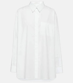 The Row Eleni cotton poplin shirt | LYBSTORE