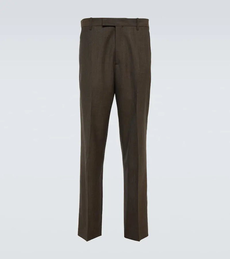 The Row Elijah straight wool pants