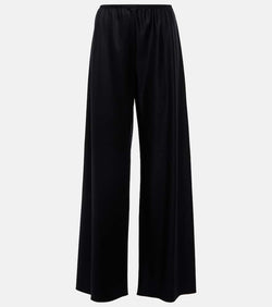 The Row Gala virgin wool wide-leg pants