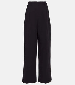 The Row Gaugin high-rise wide leg cotton pants | LYBSTORE